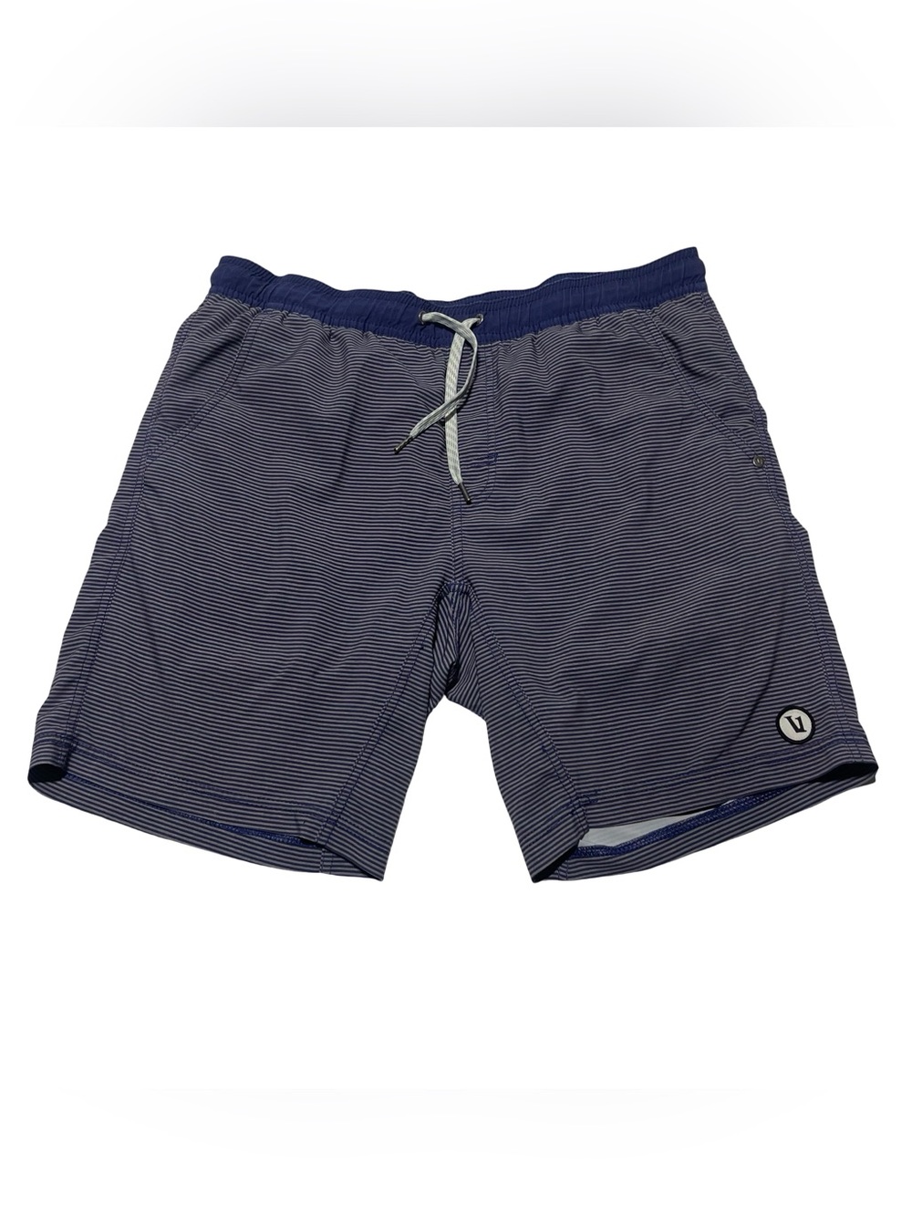 Vuori Men’s Kore Lined Shorts Size Large Blue Charcoal Size L